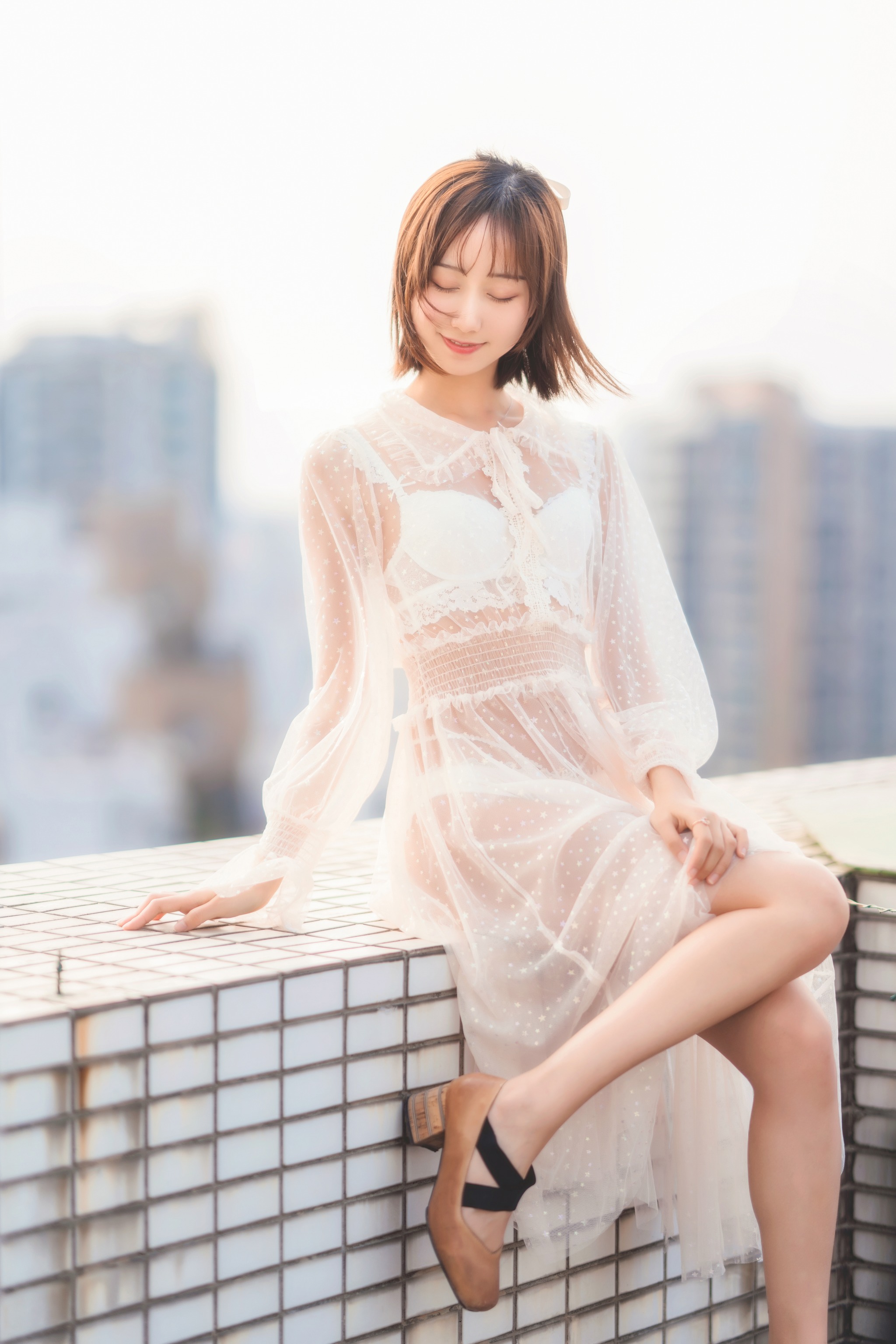图片[1]-木棉棉 – NO.080 OwO 天台[39P]-XikXak